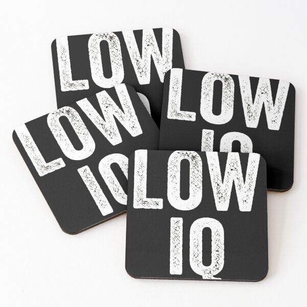 Item preview, Low IQ Funny Sarcastic Distressed Typography Graphic designed and sold by haitrieuic96.
