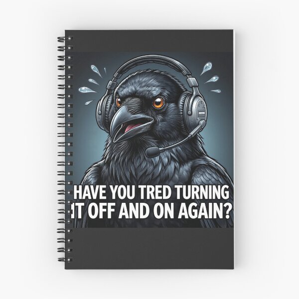 Item preview, Have You Tried Turning It Off - IT Support Tech Crow designed and sold by Retro Mood Co.