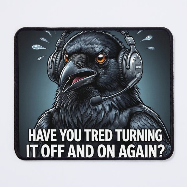 Item preview, Have You Tried Turning It Off - IT Support Tech Crow designed and sold by Retro Mood Co.