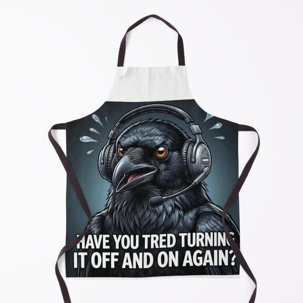 Item preview, Have You Tried Turning It Off - IT Support Tech Crow designed and sold by Retro Mood Co.