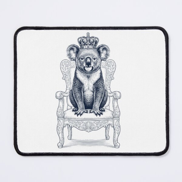 Item preview, Vintage Koala King Crown Funny Animal Lover designed and sold by DoodleTortle.