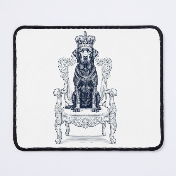 Item preview, Vintage Labrador Retriever King Crown Funny Dog Lover designed and sold by DoodleTortle.