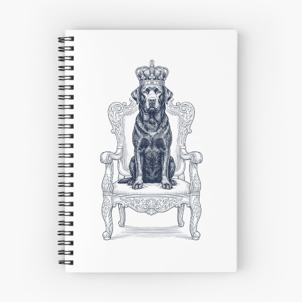Item preview, Vintage Labrador Retriever King Crown Funny Dog Lover designed and sold by DoodleTortle.