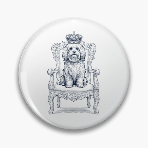 Item preview, Vintage Maltese King Crown Funny Dog Lover designed and sold by DoodleTortle.