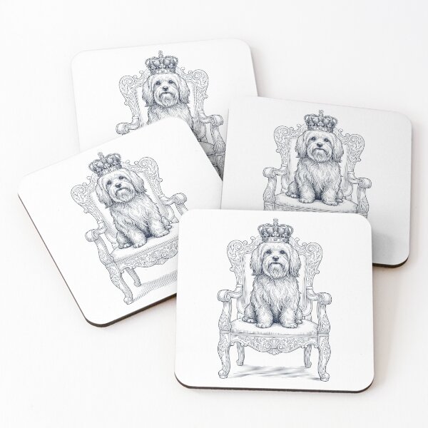 Item preview, Vintage Maltese King Crown Funny Dog Lover designed and sold by DoodleTortle.
