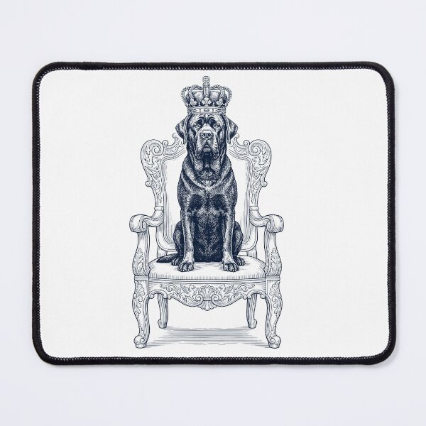 Item preview, Vintage Mastiff King Crown Funny Dog Lover designed and sold by DoodleTortle.