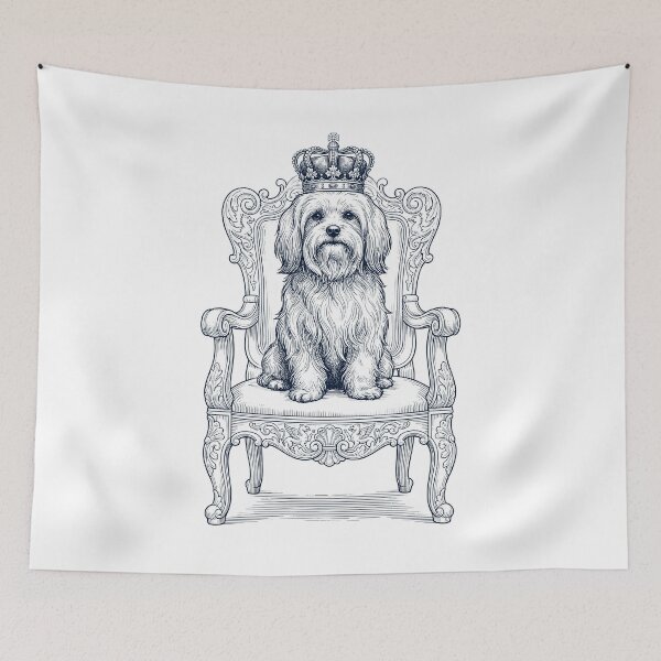 Item preview, Vintage Maltese King Crown Funny Dog Lover designed and sold by DoodleTortle.