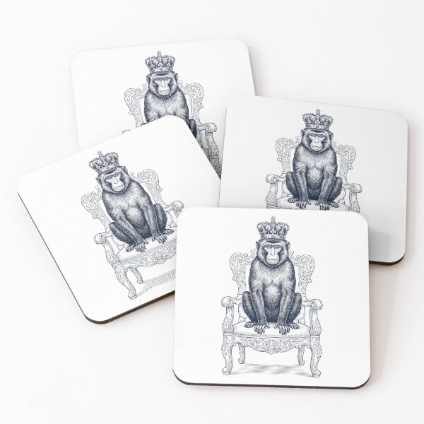 Item preview, Vintage Monkey King Crown Funny Animal Lover designed and sold by DoodleTortle.