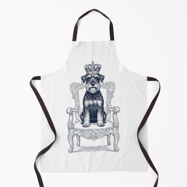 Item preview, Vintage Miniature Schnauzer King Crown Funny Dog Lover designed and sold by DoodleTortle.