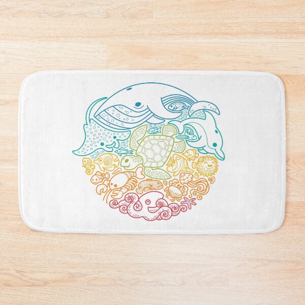 Item preview, Aquatic Rainbow outline designed and sold by Wayne Minnis.