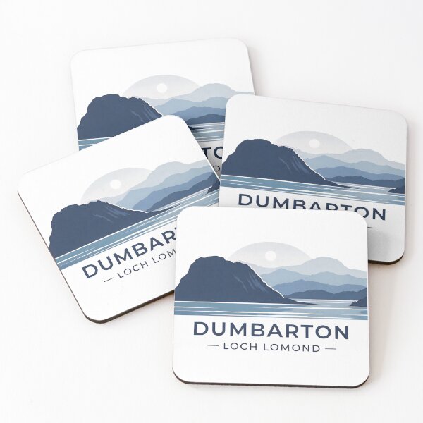 Item preview, Dumbarton Loch Lomond Landscape Scotland Travel Sticker Design designed and sold by ArcanePrintsxo.