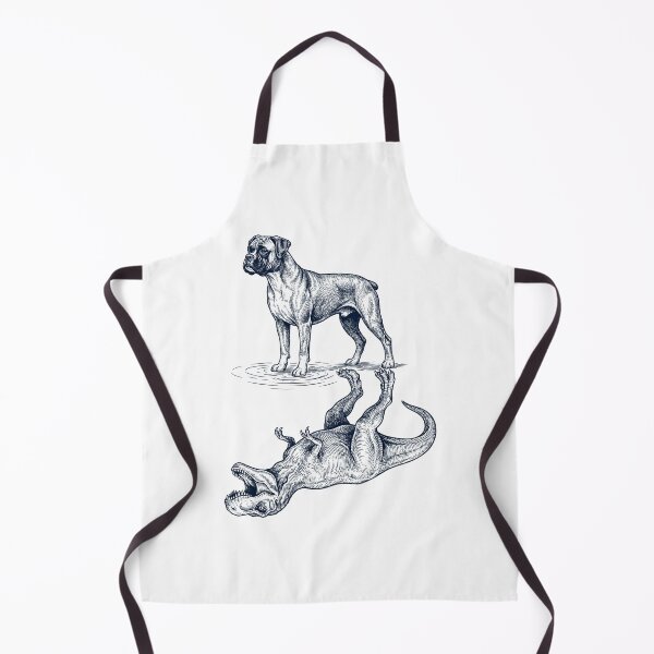 Item preview, Vintage Boxer Dog Reflection T Rex Dinosaur Dog Lover designed and sold by TerryConnells.