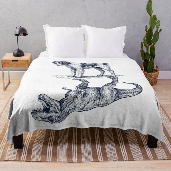 Item preview, Vintage Brittany Reflection T Rex Dinosaur Dog Lover designed and sold by TerryConnells.