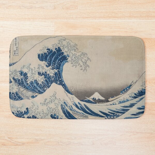 Item preview, Katsushika Hokusai  (61) - Katsushika Hokusai - The Great Wave Classic Japanese Woodblock Print  designed and sold by Romero Britto.
