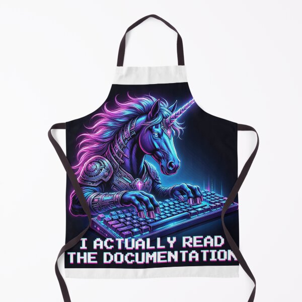 Item preview, I Actually Read The Documentation - Programmer Unicorn Humor designed and sold by Retro Mood Co.