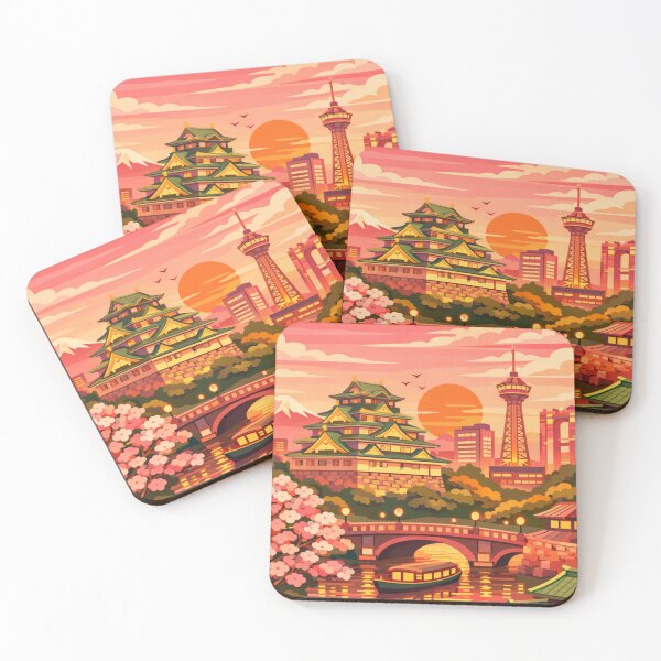 Item preview, Osaka Japan Vintage Travel Art designed and sold by MatthewHeights.