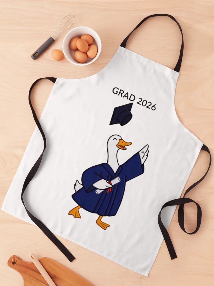 Thumbnail 1 of 6, Apron, Graduated Goose Class 2026 designed and sold by Thread&Fable.
