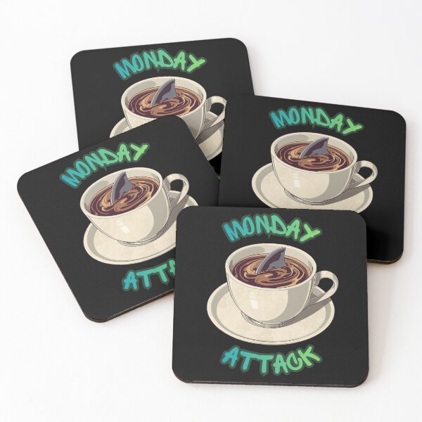 Item preview, Monday Predator - Shark Coffee Cup designed and sold by Vivid-Insanity.