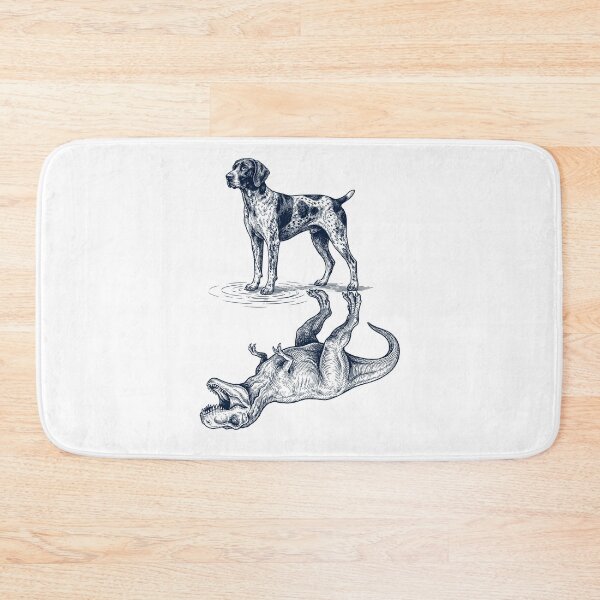 Item preview, Vintage German Shorthaired Pointer Reflection T Rex Dinosaur Dog Lover designed and sold by TerryConnells.