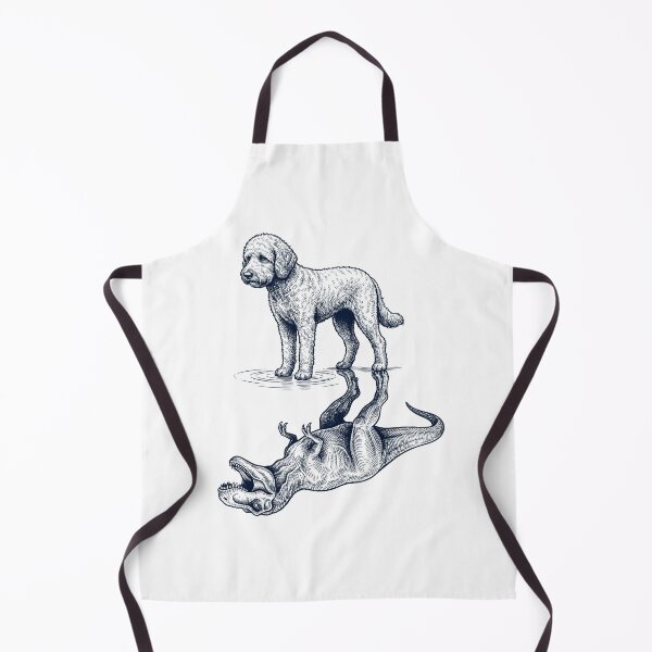 Item preview, Vintage Goldendoodle Reflection T Rex Dinosaur Dog Lover designed and sold by TerryConnells.