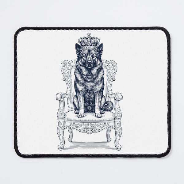 Item preview, Vintage Norwegian Elkhound King Crown Funny Dog Lover designed and sold by DoodleTortle.