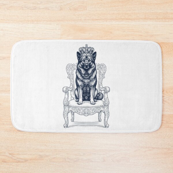 Item preview, Vintage Norwegian Elkhound King Crown Funny Dog Lover designed and sold by DoodleTortle.