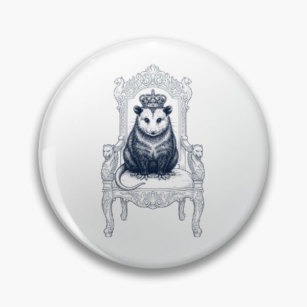 Item preview, Vintage Opossum King Crown Funny Animal Lover designed and sold by DoodleTortle.