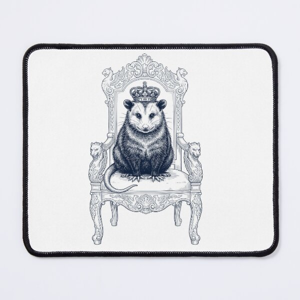 Item preview, Vintage Opossum King Crown Funny Animal Lover designed and sold by DoodleTortle.