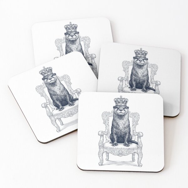 Item preview, Vintage Otter King Crown Funny Animal Lover designed and sold by DoodleTortle.