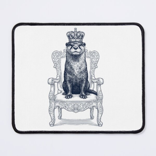 Item preview, Vintage Otter King Crown Funny Animal Lover designed and sold by DoodleTortle.