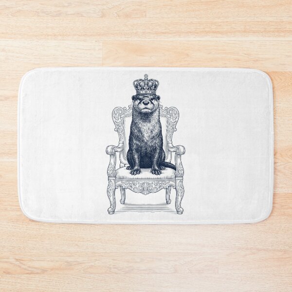 Item preview, Vintage Otter King Crown Funny Animal Lover designed and sold by DoodleTortle.