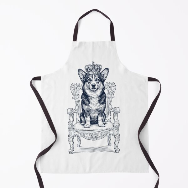 Item preview, Vintage Pembroke Welsh Corgi King Crown Funny Dog Lover designed and sold by DoodleTortle.