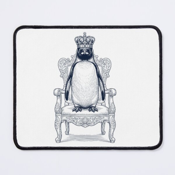 Item preview, Vintage Penguin King Crown Funny Animal Lover designed and sold by DoodleTortle.