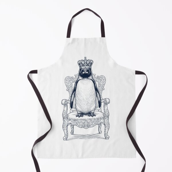 Item preview, Vintage Penguin King Crown Funny Animal Lover designed and sold by DoodleTortle.