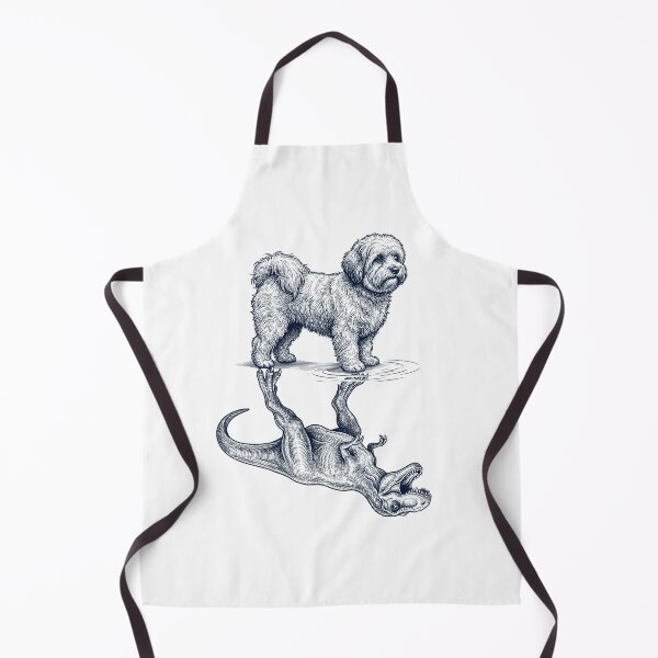 Item preview, Vintage Havanese Reflection T Rex Dinosaur Dog Lover designed and sold by TerryConnells.