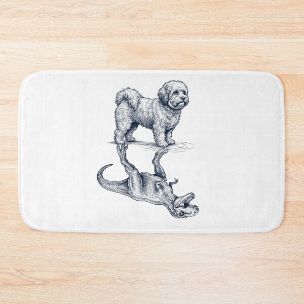 Item preview, Vintage Havanese Reflection T Rex Dinosaur Dog Lover designed and sold by TerryConnells.