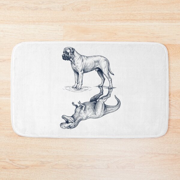 Item preview, Vintage Mastiff Reflection T Rex Dinosaur Dog Lover designed and sold by TerryConnells.