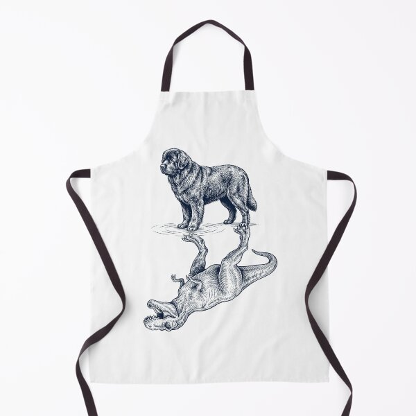 Item preview, Vintage Newfoundland Reflection T Rex Dinosaur Dog Lover designed and sold by TerryConnells.