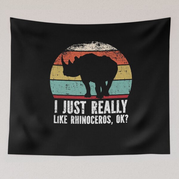 Item preview, Funny I Just Really Like Rhinoceros OK designed and sold by GabbyKash.