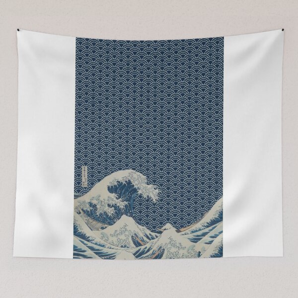 Item preview, Katsushika Hokusai  (7) - Katsushika Hokusai - The Great Wave Classic Japanese Woodblock Print  designed and sold by Romero Britto.