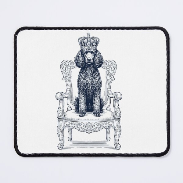 Item preview, Vintage Poodle King Crown Funny Dog Lover designed and sold by DoodleTortle.