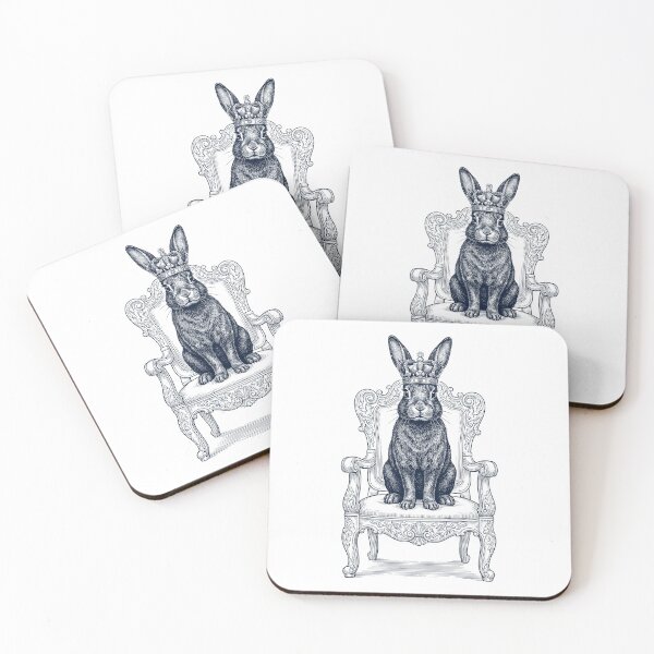 Item preview, Vintage Rabbit King Crown Funny Animal Lover designed and sold by DoodleTortle.