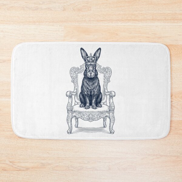 Item preview, Vintage Rabbit King Crown Funny Animal Lover designed and sold by DoodleTortle.