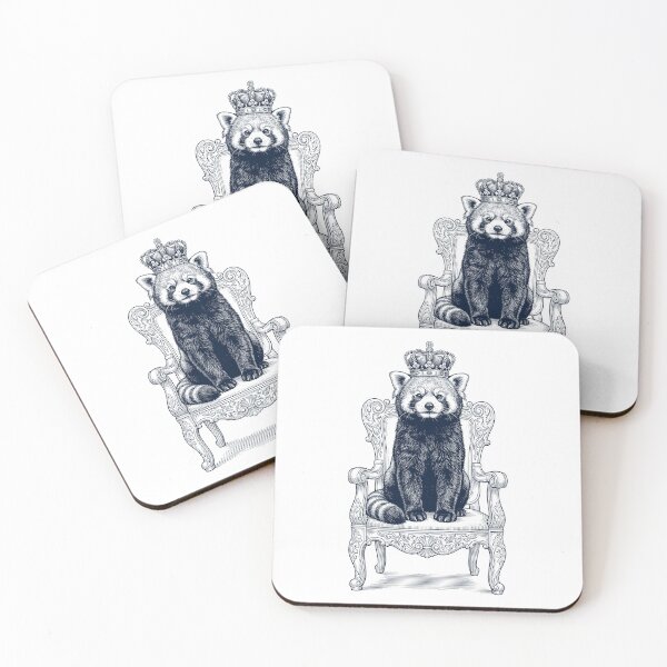 Item preview, Vintage Red Panda King Crown Funny Animal Lover designed and sold by DoodleTortle.