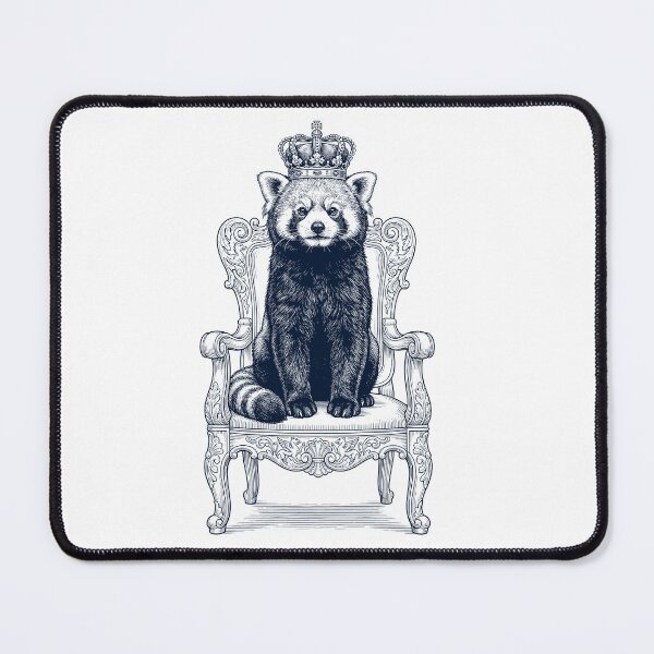 Item preview, Vintage Red Panda King Crown Funny Animal Lover designed and sold by DoodleTortle.