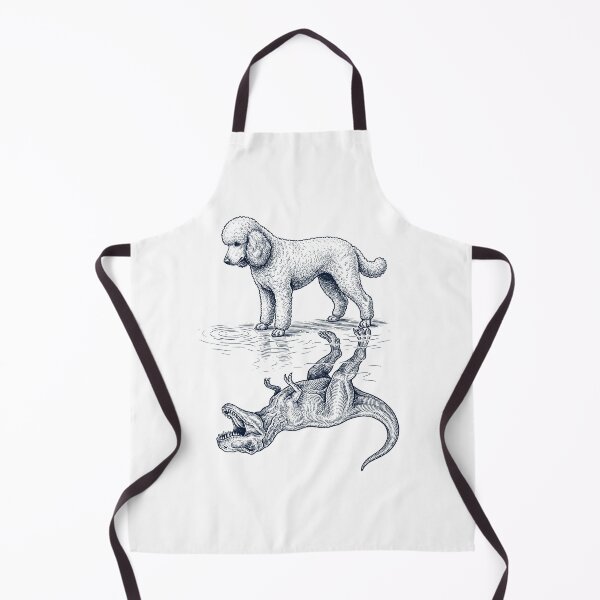 Item preview, Vintage Poodle Reflection T Rex Dinosaur Dog Lover designed and sold by TerryConnells.