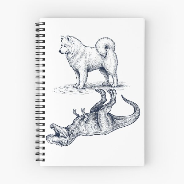 Item preview, Vintage Samoyed Reflection T Rex Dinosaur Dog Lover designed and sold by TerryConnells.