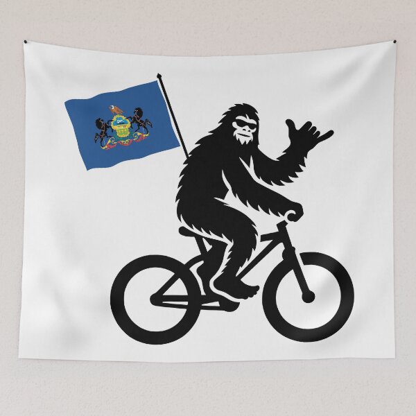 Item preview, Bigfoot Cycling Pennsylvania Flag designed and sold by Esskay Designs.