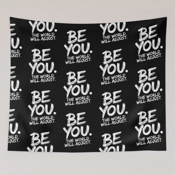 Item preview, Be You The World Will Adjust Motivational Quote Design | Inspirational Typography Aesthetic  designed and sold by FloraMyst.