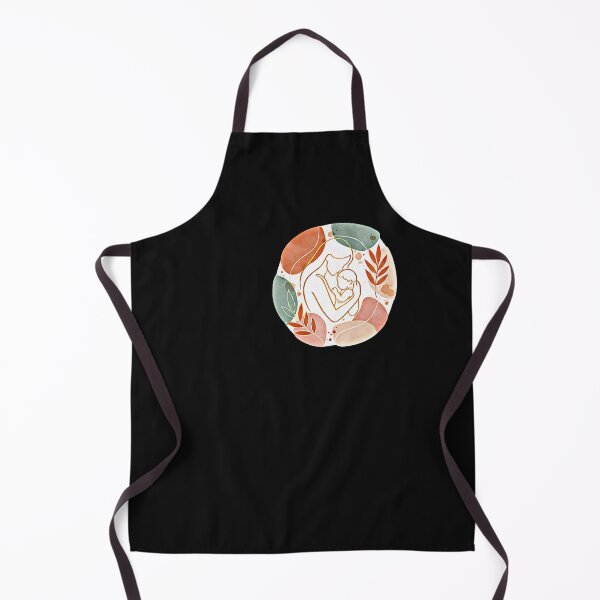 Item preview, Boho Mother and Child Line Art Watercolor Design designed and sold by Lozarux.